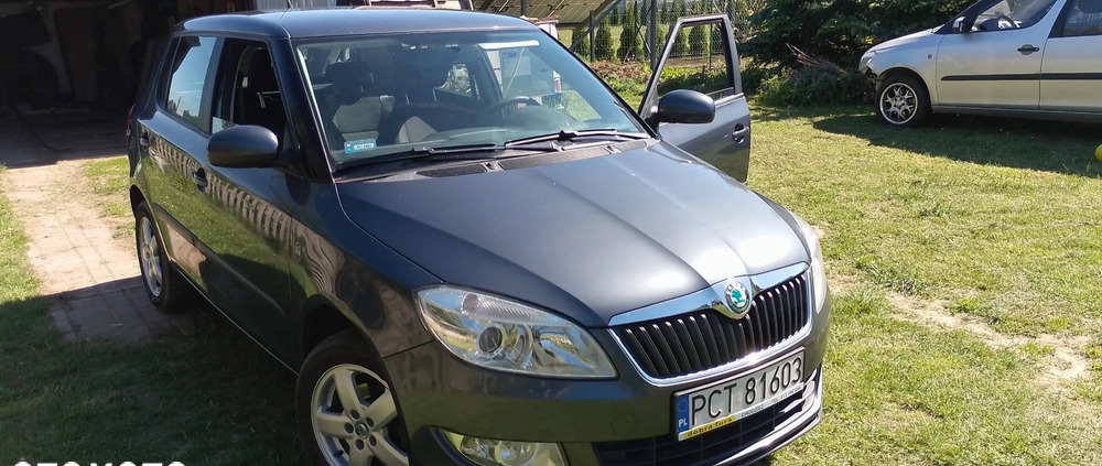 Skoda Fabia cena 15800 przebieg: 188000, rok produkcji 2011 z Mosina małe 211